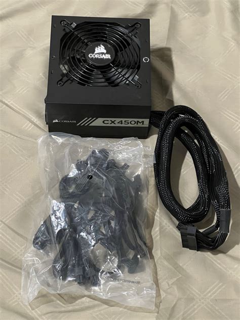 Corsair Cx450m 80plus Bronze Certified Pc Power Supply Unit Computers