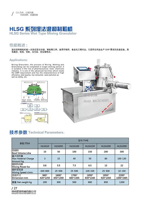 HLSG Series High Speed Wet Mixing Granulator Wholesale