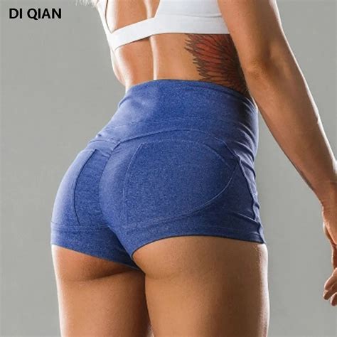 Women S Big Booty Sport Yoga Shorts High Waist Push Up Gym Compression