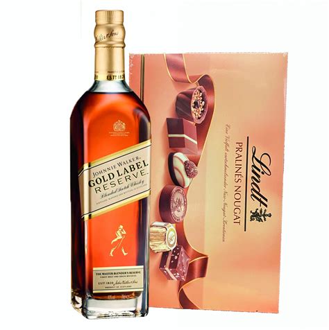 Johnnie Walker Gold Label Reserve Blended And Lindt Pralines