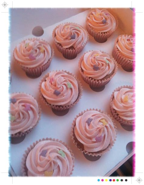 Pink Vanilla Cupcakes By Cpcake Christening Cupcakes Girl Girl