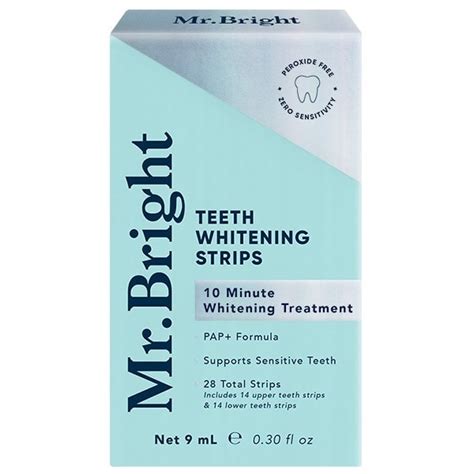 Mr Bright Pap Teeth Whitening Strips Toiletries Superdrug