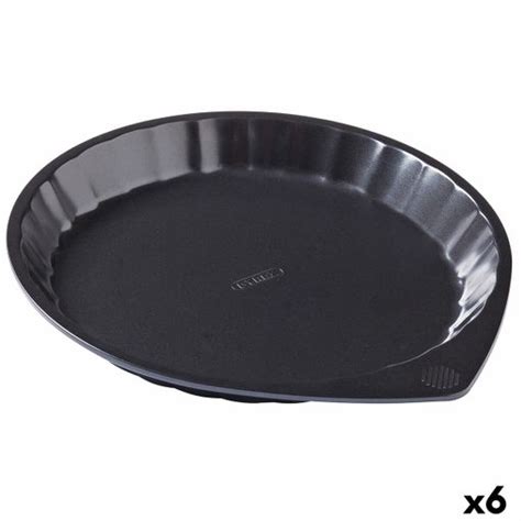 Molde Para Horno Pyrex Magic Redondo Negro Plano Cm Unidades