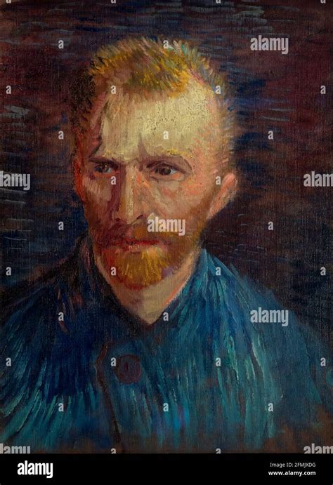 Selbstporträt von Vincent van Gogh 1887 Stockfotografie Alamy