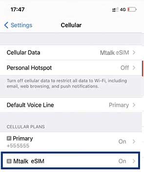 How Do I Install An Esim On Ios Device Mtalk Esim