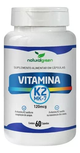 Vitamina K Mk Mcg Capsulas Suplemento Natural Promo Mercadolivre