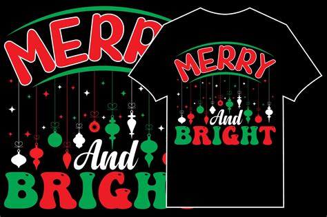 Christmas Typographic T Shirt Vector Graphic By Kamal Hosen · Creative