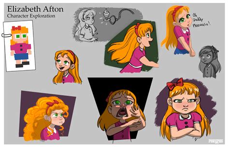 Elizabeth Afton Character Exploration Fivenightsatfreddys