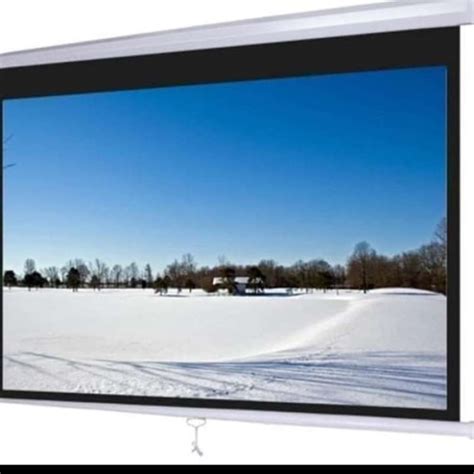 Jual Layar Screen Proyektor Manual Woll Gantung 120 Inch Ori Di Seller