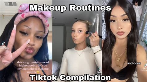 Makeup Routine Tiktok Compilation Youtube