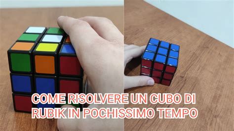 Come Risolvere Il Cubo Di Rubik In Secondi Youtube