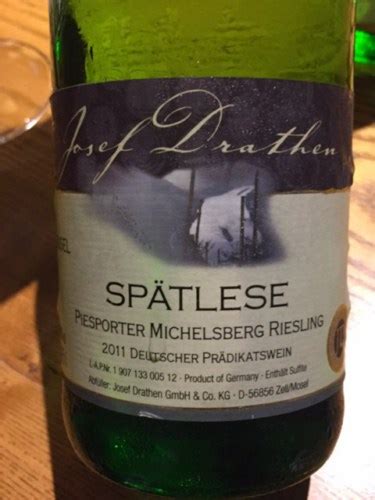 Josef Drathen Piesporter Michelsberg Riesling Sp Tlese Vivino Us