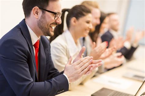 Clapping Business People Stock Image Image Of Audience 31225721