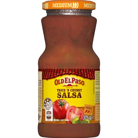 Old El Paso Thick N Chunky Salsa Medium Thick Chunky 375g Woolworths