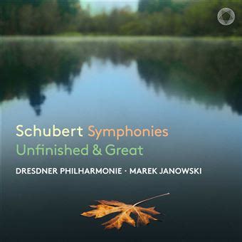 Symphonies Unfinished Great Franz Schubert Super Audio Cd Achat