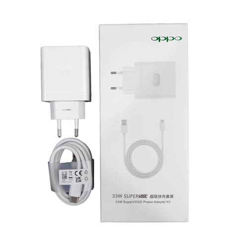 Original Oppo Supervooc 33W Charger With Cable