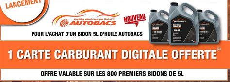 Promo Bidon L D Huile Autobacs Chez Autobacs Icatalogue Fr