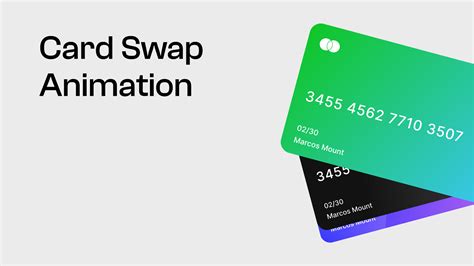 Card Swap Animation | Figma