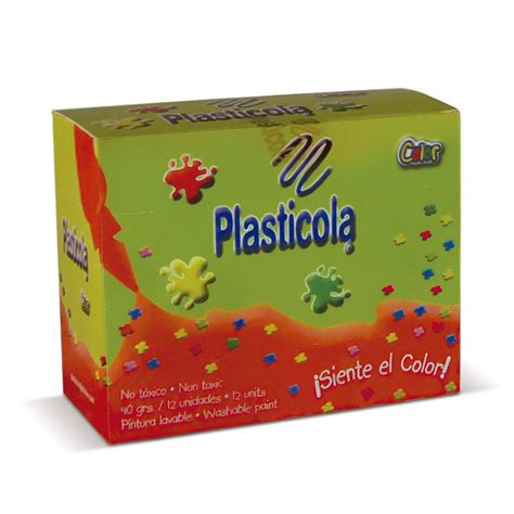 Adhesivo Vin Lico Plasticola G Pack De Colores Surtidos