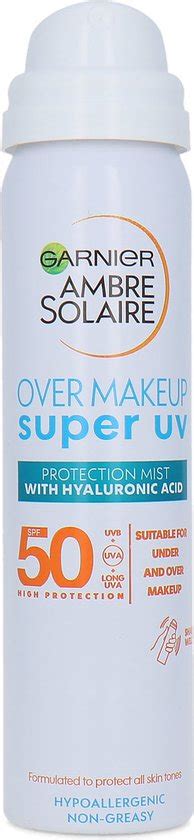 Garnier Ambre Solaire Over Makeup Super Uv Protection Mist Ml Spf