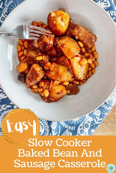 Sausage And Baked Bean Slow Cooker Casserole Extraordinary Chaos