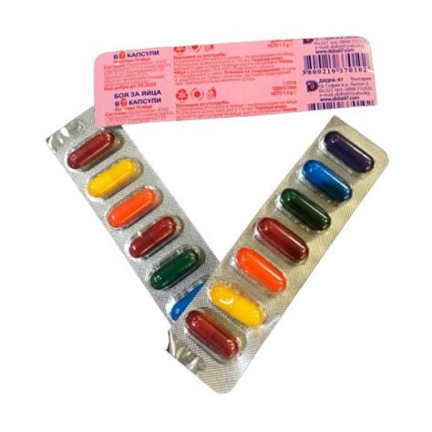 Easter Egg Dye Kit 7 colors - blister pack • Buy online at Serdika Foods