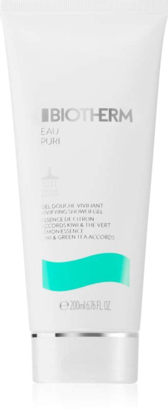 Biotherm Eau Pure Gel Douche Rafra Chissant Pour Tous Types De Peau