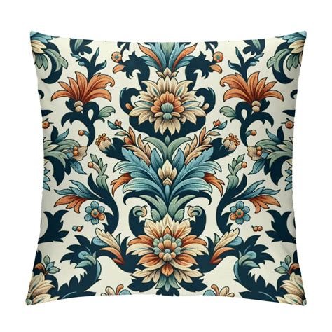 Comio William Morris Cushion Covers Original Design Pillow Case Square