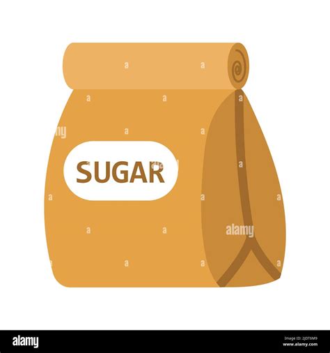 Sugar Package Vector Food Design Isolated White Icon Product