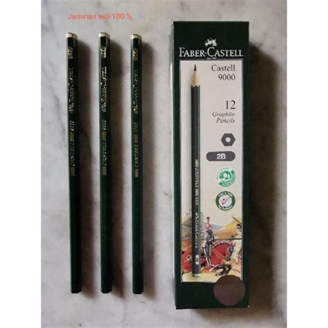 Jual Pensil Faber Castell 2B Asli Shopee Indonesia