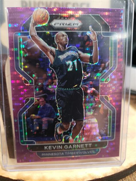 Kevin Garnett 2021 Prizm 256 Purple Pulsar 35 RAW Price Guide