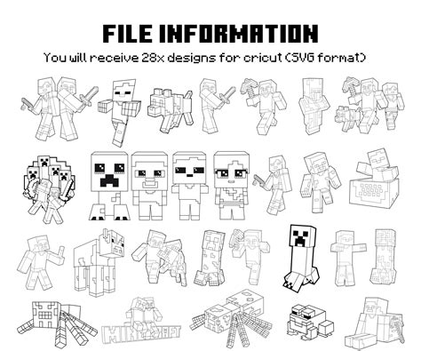 Coloring Book Minecraft Unofficial Minecraft Colo