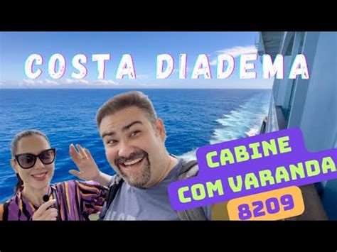 Costa Diadema Conhe A A Cabine Externa Varanda Youtube