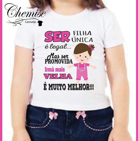 Camiseta Promovida A Irma Mais Velha Elo Produtos Especiais