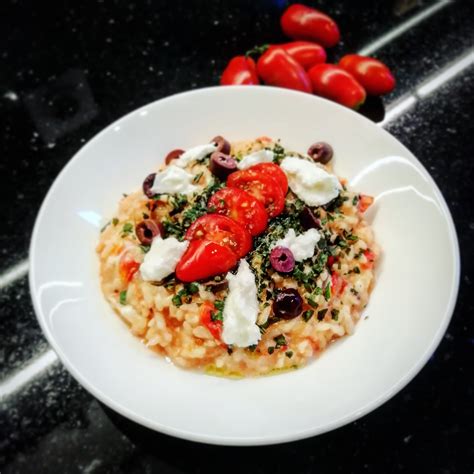 Risotto à la tomate et à la mozzarella Les lubies de Cadia