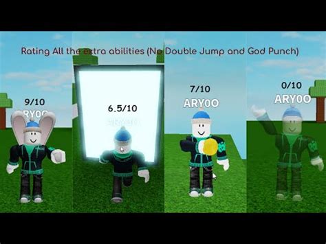 Rating All The Extra Abilities Ability Wars Roblox Youtube