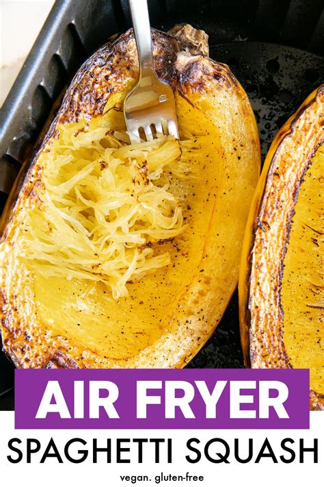 Air Fryer Spaghetti Squash The Forked Spoon