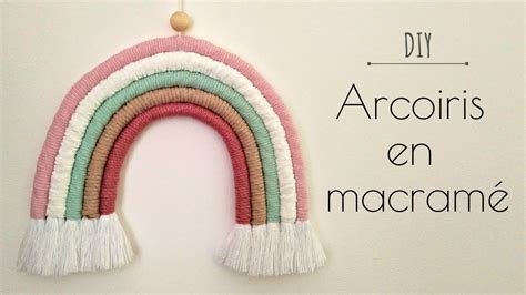 Diy Cómo Hacer Un Arcoiris En Macramé 🌈 Paso A Paso Youtube In 2023 Macrame Tutorial