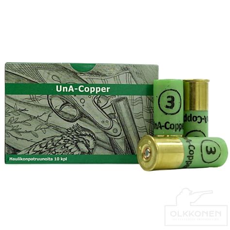 UnA Copper Patruuna 12 70 32g Haulikoko 3 25 Mm 10kpl Rs Olkkonen Fi