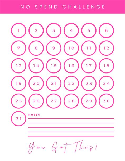 Boss Babe Pink No Spend Challenge Payhip