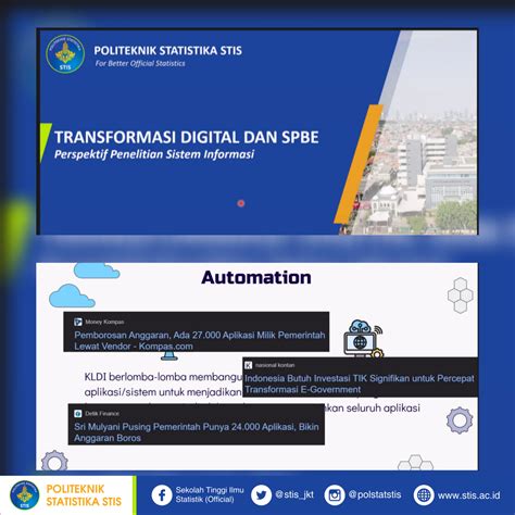 Webinar Series Statistika Transformasi Digital Pemerintah Melalui