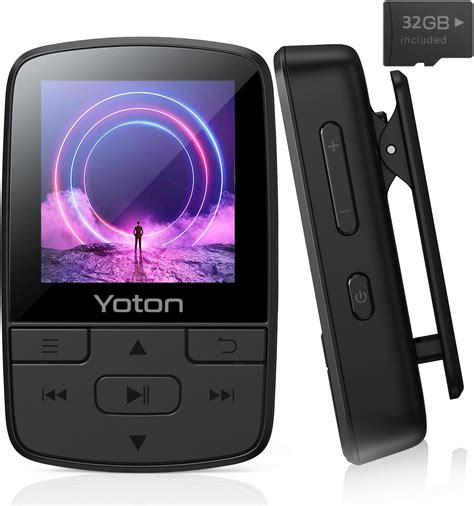 YOTON Reproductor de MP3 con Bluetooth 5 2 mini reproductor de música