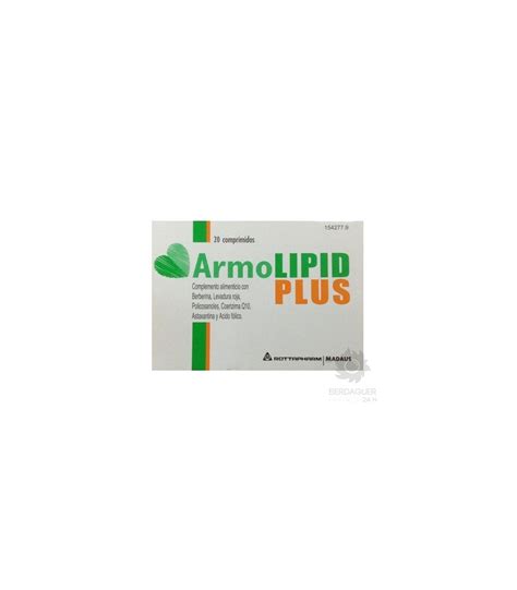 Armolipid Plus Comprimidos Farmacia Berdaguer