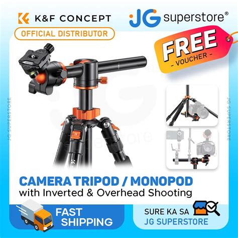 K F Concept Kf Series In Aluminum Multifunctional Camera Tripod