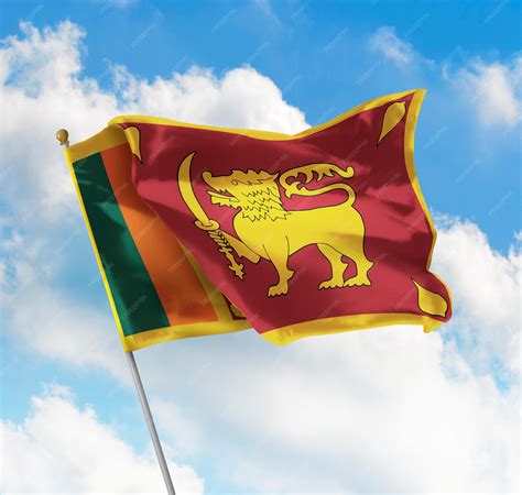 Premium Photo | Flag of Sri Lanka