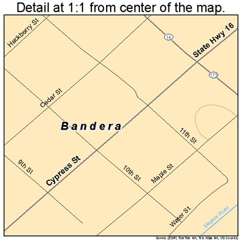 Bandera City Map