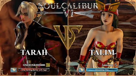 SoulCalibur VI OM3GAR3D5000 Tarah VS Amesang Talim Xbox Series