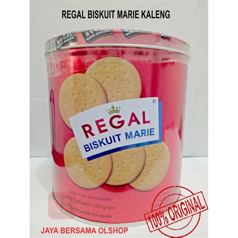 Jual Biskuit Marie Regal Kaleng 550gr Shopee Indonesia