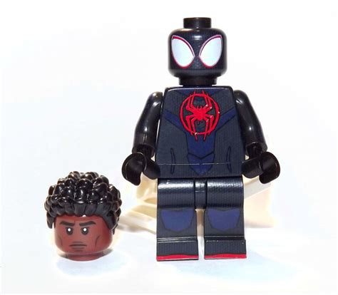 Miles Morales Spider Man Across The Spider Verse Lego Compatible Minifigure Toys