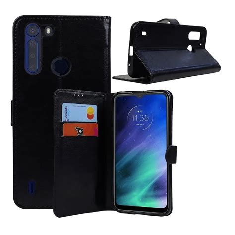 Capa Carteira Flip Porta Cart O Antishock Motorola Moto One Fusion